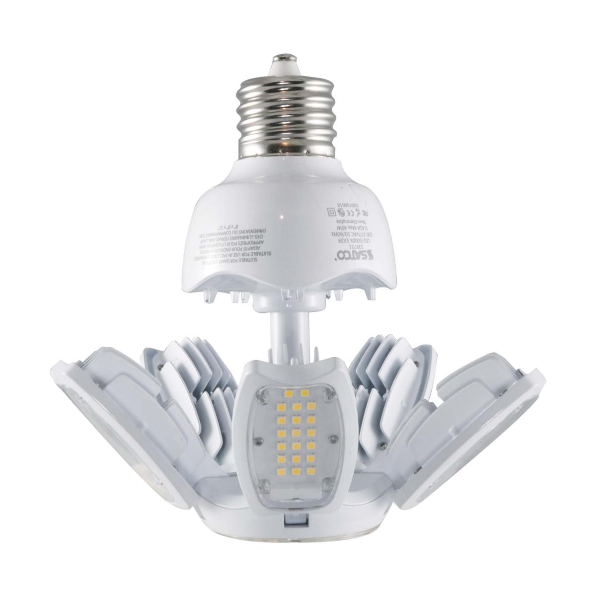 Hi-Pro Multi-Beam LED Lamp, 40 Watts, 5600 Lumens, 5000K, EX39 Mogul Base, 120-277V