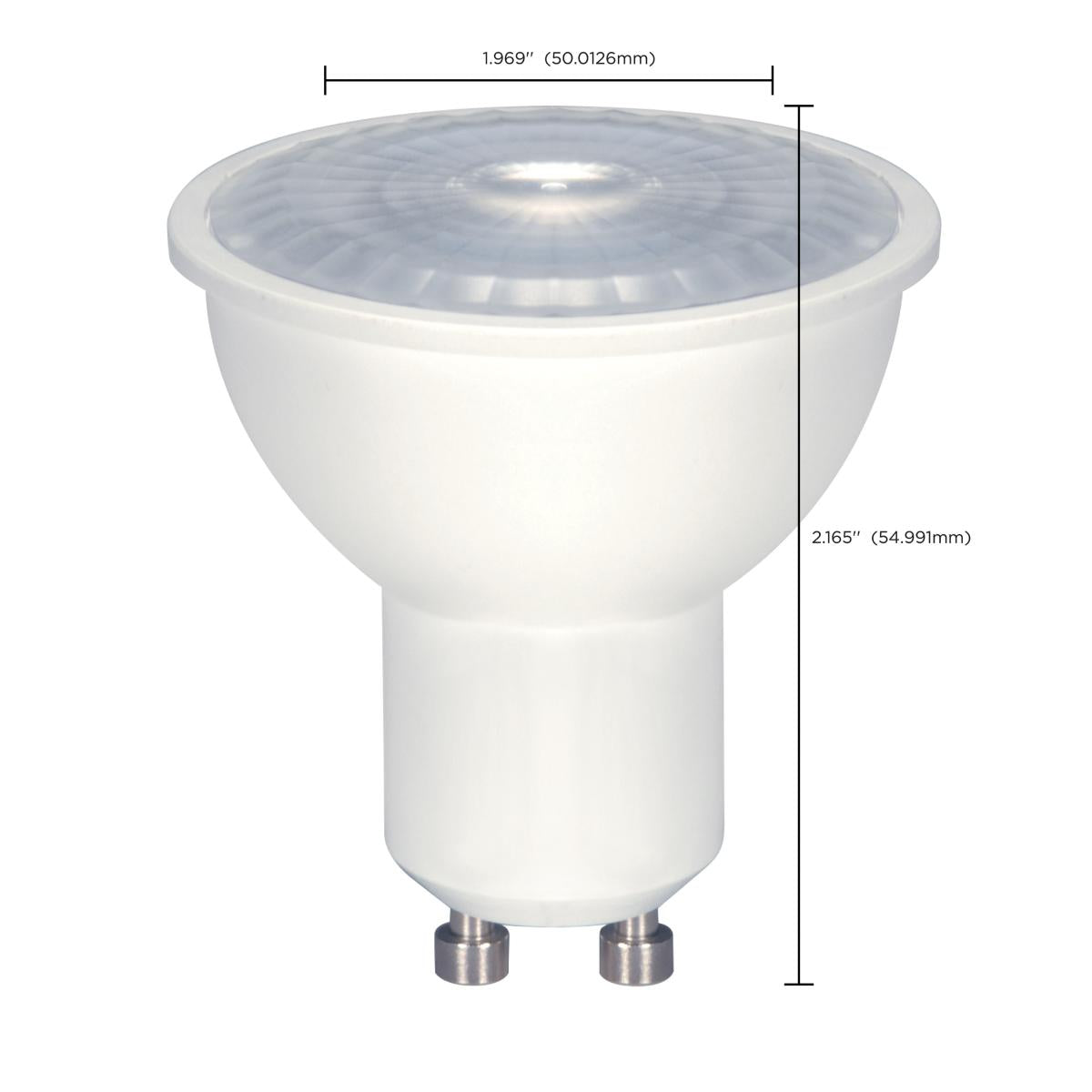 MR16 LED Bulb, 7 Watts, 450 Lumens, 2700K, 50W Equal, GU10 Base, 40° Flood