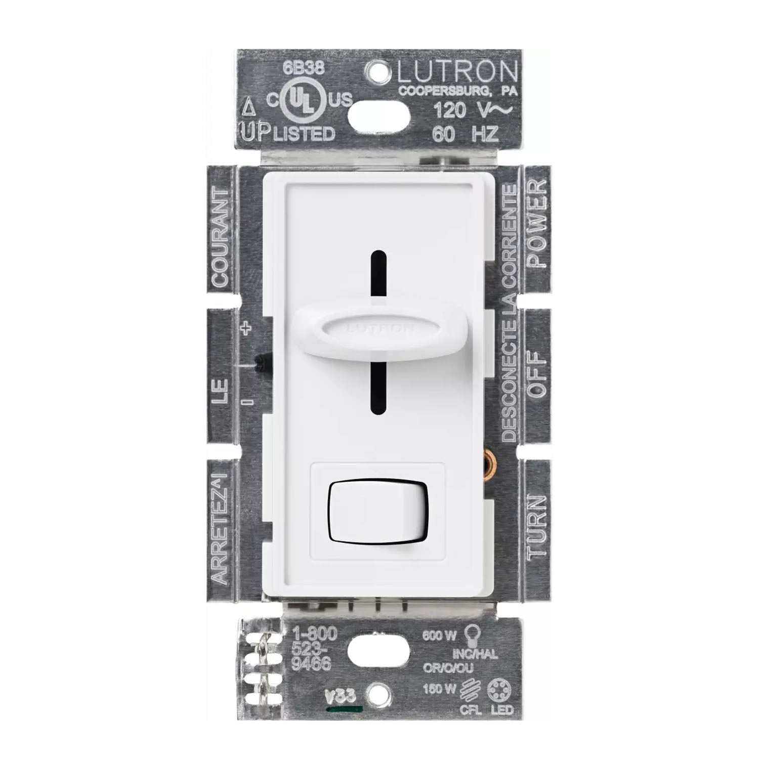 Lutron 2024 Diva DVCL-153P - Qty 5 - Almond