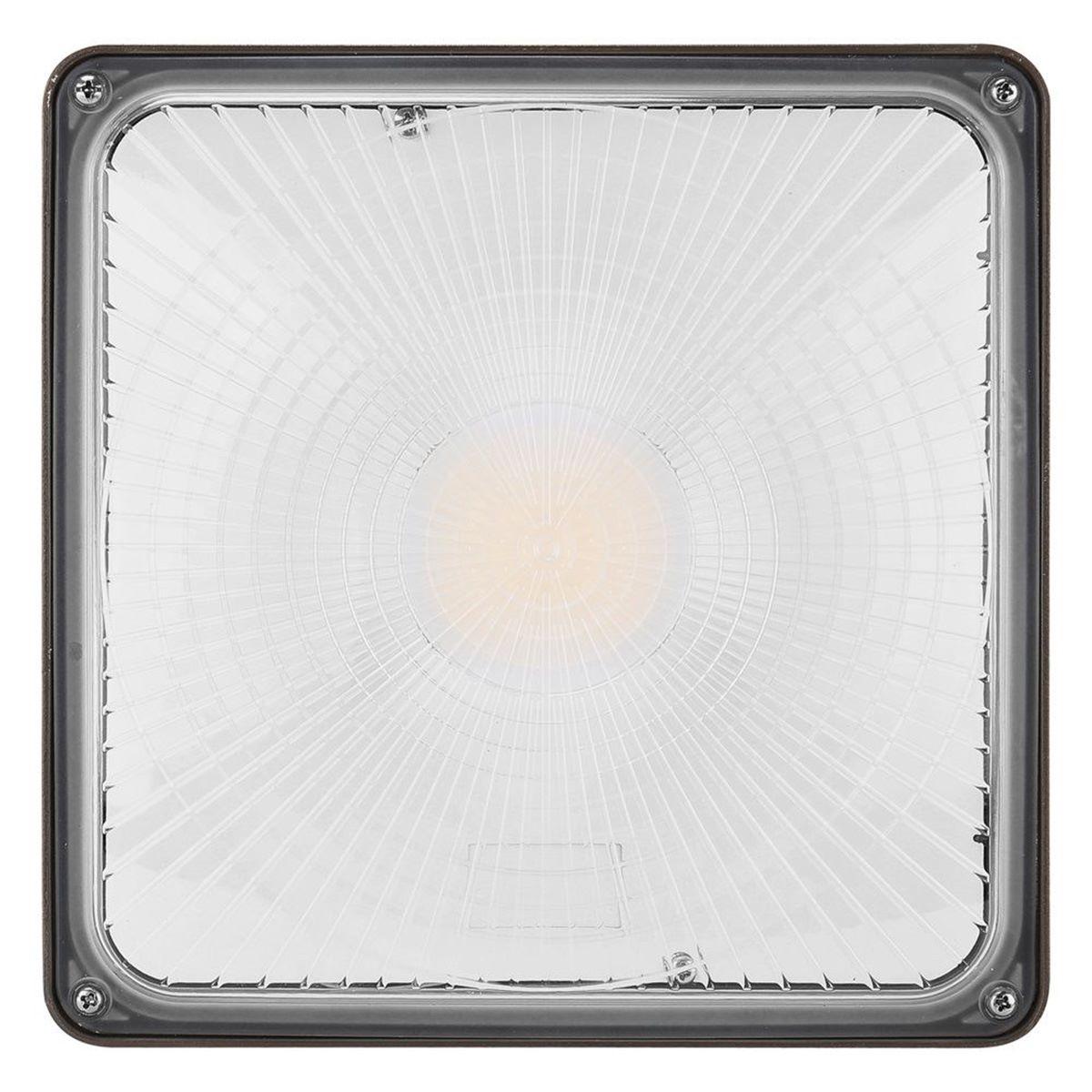 LED Parking Garage Canopy Light, 16500 Lumens, 110 Watts, Selectable 30K/40K/50K, 120-277V