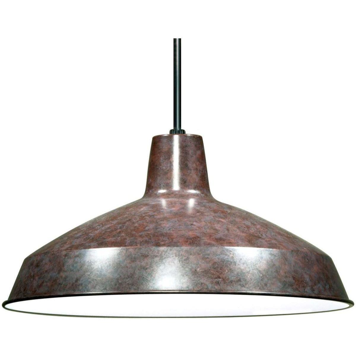 Warehouse 16 in. Pendant Light Bronze Finish - Bees Lighting