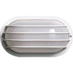 10 in. Outdoor Bulkhead Light White finish