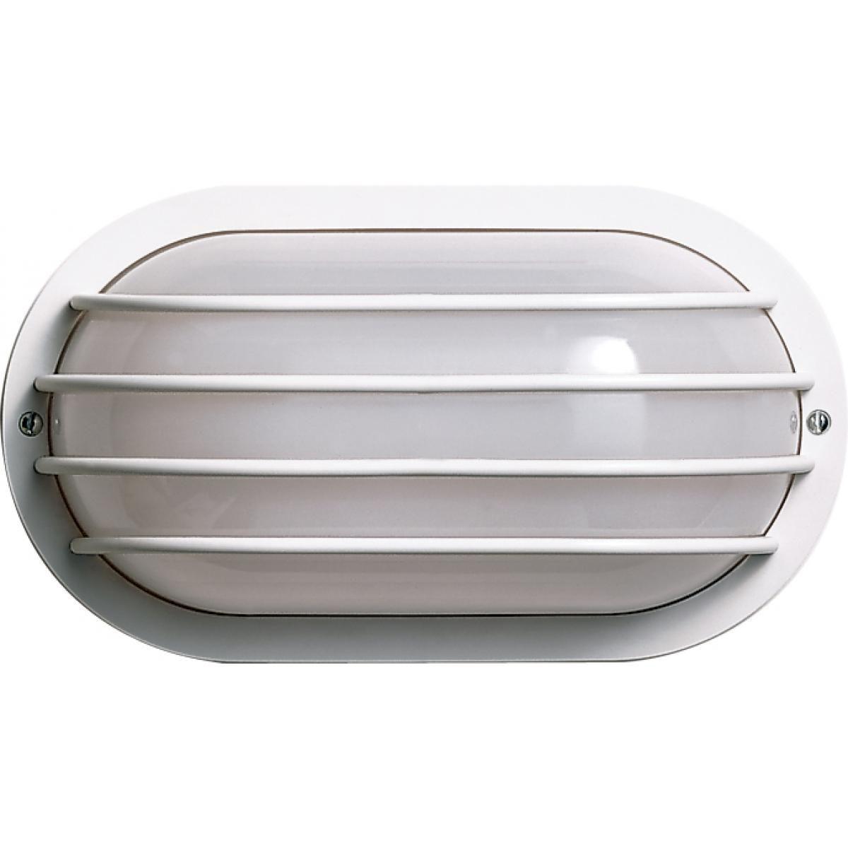 10 in. Outdoor Bulkhead Light White finish - Bees Lighting