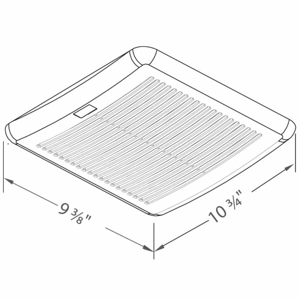 Delta BreezSlim 50 CFM Bathroom Exhaust Fan - Bees Lighting