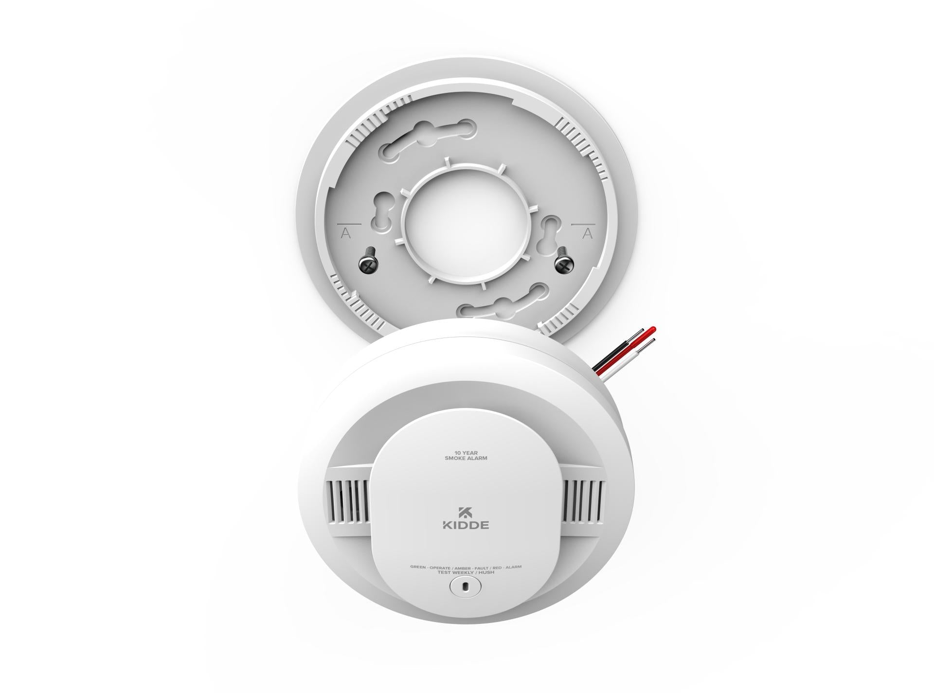 FireX Hardwired+10-Year Backup Battery Smoke Detector