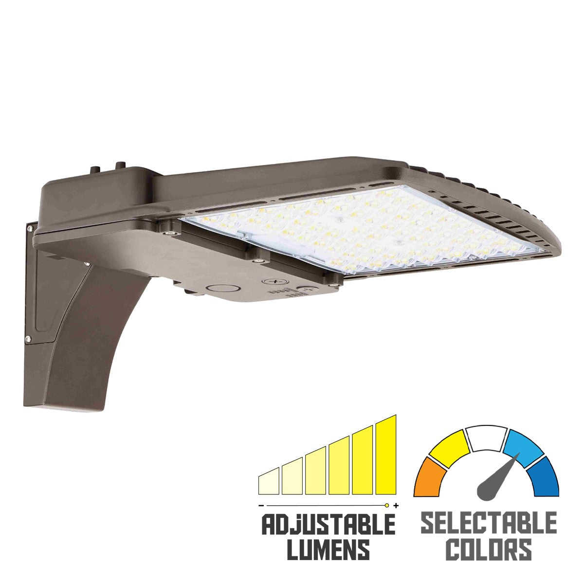 LED Pole Light, 60-140W, 30K/40K/50K, 23000 Lumens, 347-480V, Type III