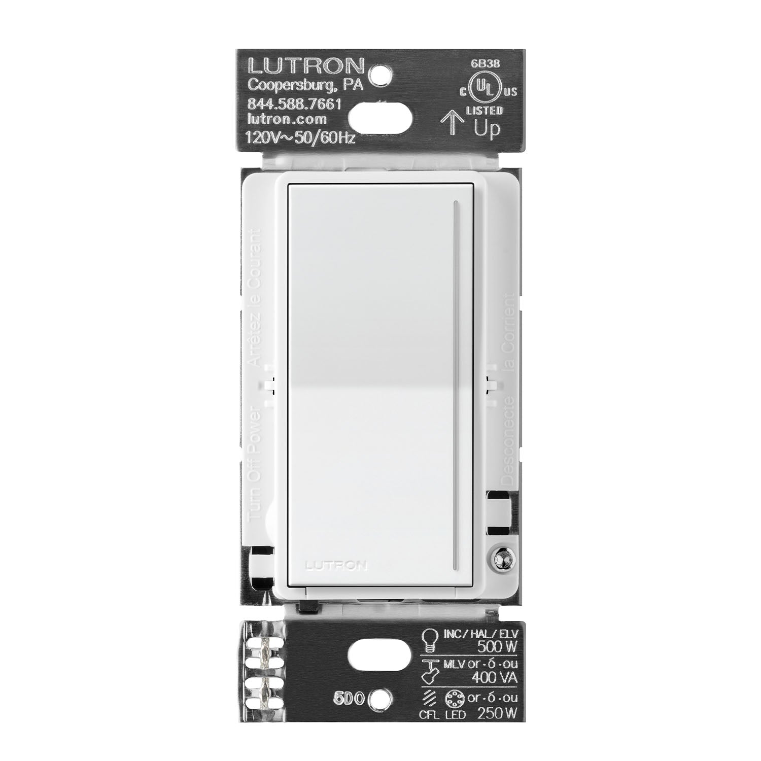 Suunata PRO LED+ ELV/MLV Dimmer Switch Single Pole/Multi-Location Neutral Required White