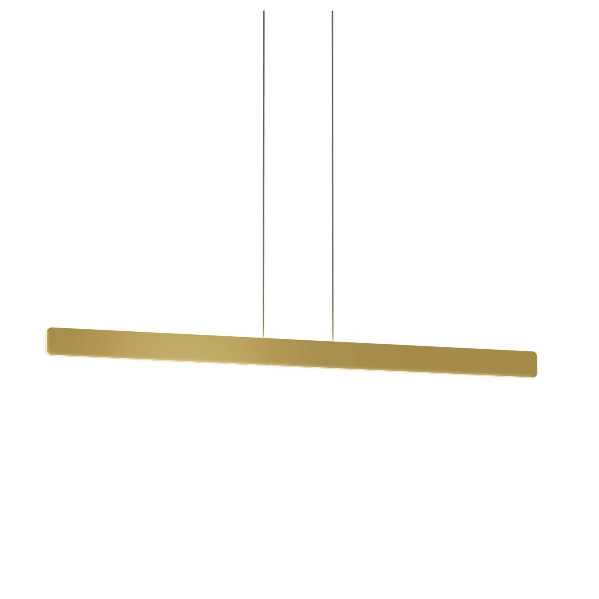 Sub 48 in. LED Pendant Light Single Gold Finish