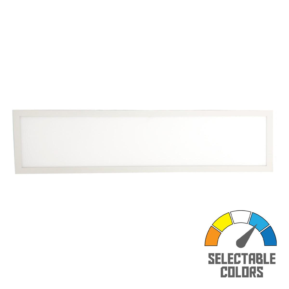 1x4 Lay-in LED Flat Panel Light, 3300 Lumens, 30 Watts, 35K/40K/50K, 120-277V - Bees Lighting