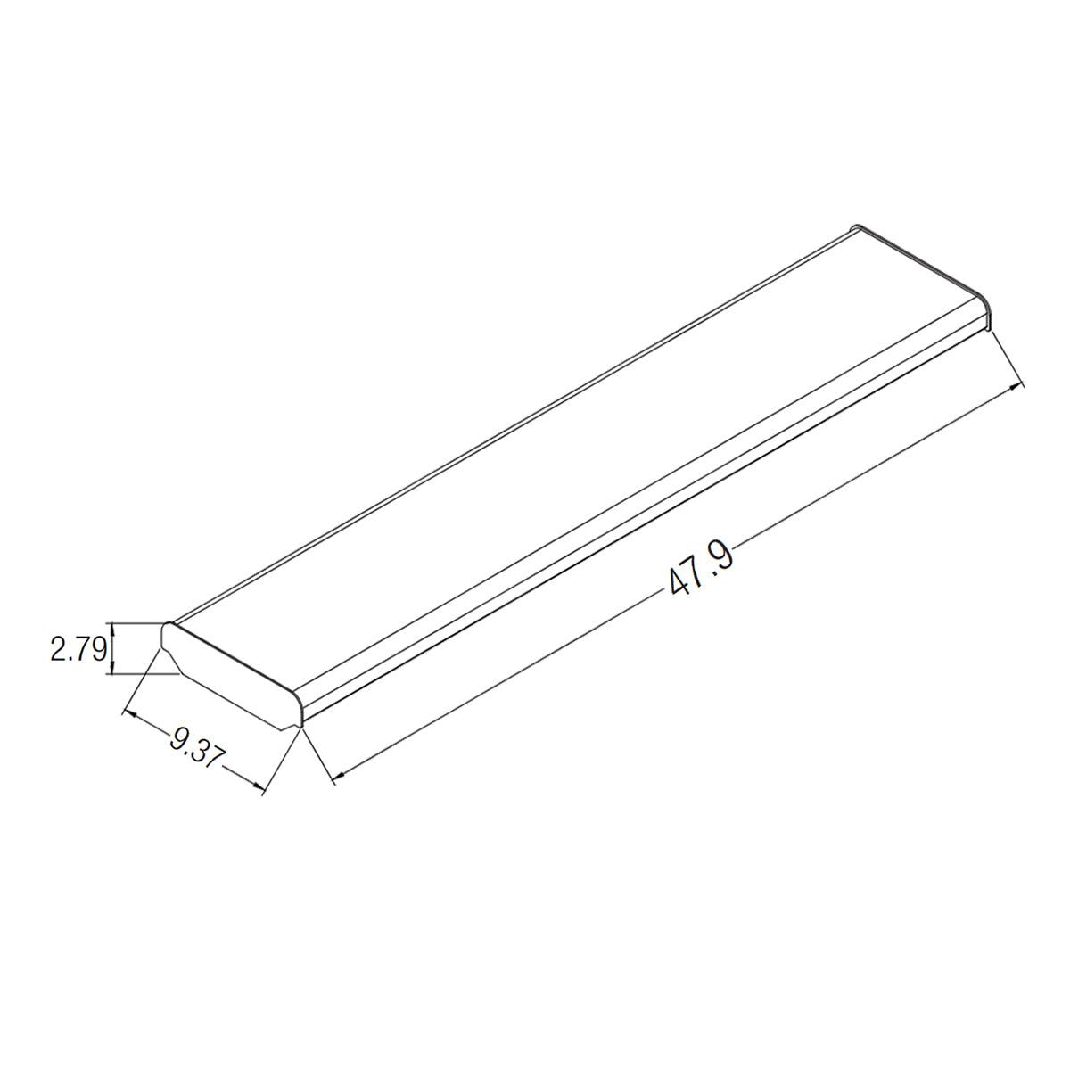 4ft LED Wraparound Light, 22 Watts, 2800 Lumens, 35K/40K/50K, 120-277V - Bees Lighting