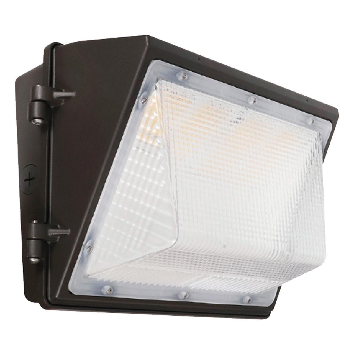 LED Wall Pack With Photocell, 5700 Lumens, 15/40 Watts, 30K/40K/50K, 120-277V - Bees Lighting