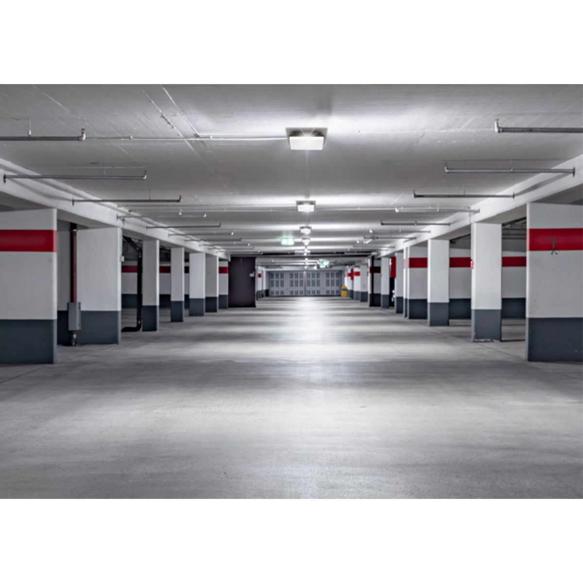 Parking Garage Canopy LED Light, 40/60/75W, 30K/40K/50K, 120-277V, Daylight/Motion Sensor