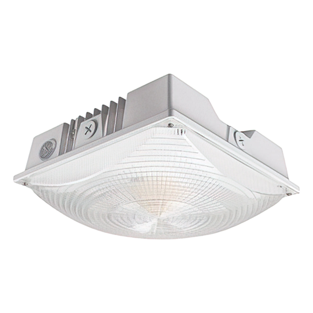 Parking Garage Canopy LED Light, 40/60/75W, 30K/40K/50K, 120-277V, Daylight/Motion Sensor