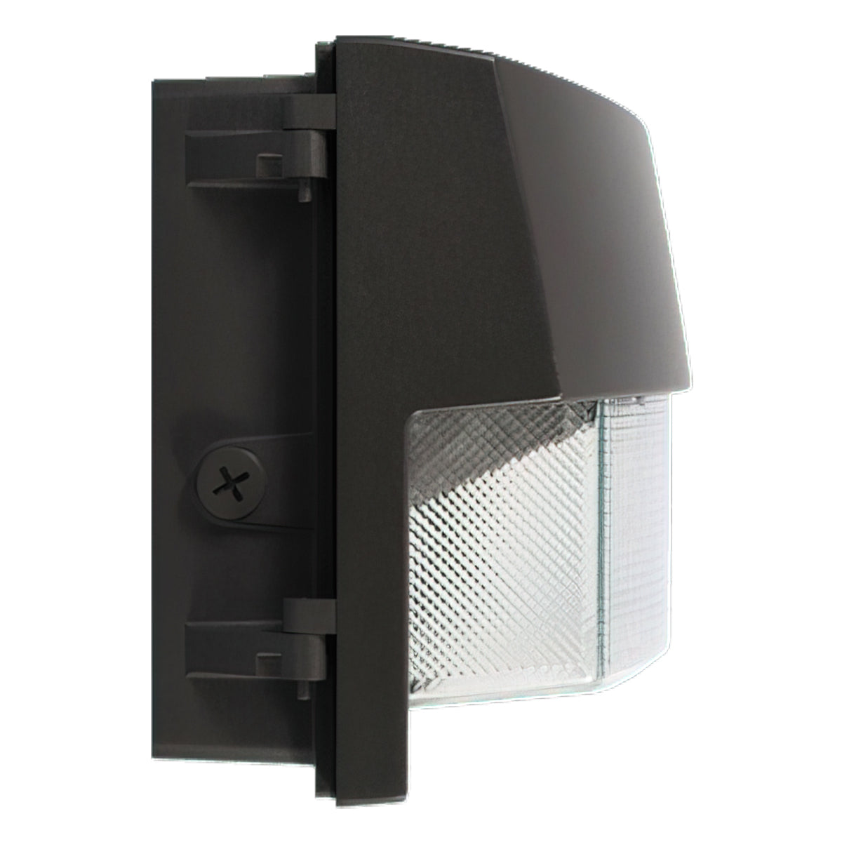 LED Wall Pack with Photocell, 5600Lm, 15/25/40W, 30K/40K/50K, 120-277V, Bronze - Bees Lighting