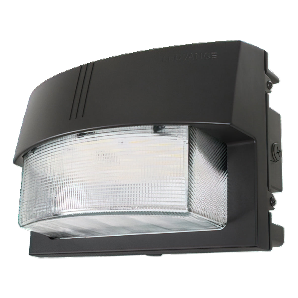 LED Wall Pack with Photocell, 11200Lm, 45/65/80W, 30K/40K/50K, 120-277V, Bronze - Bees Lighting