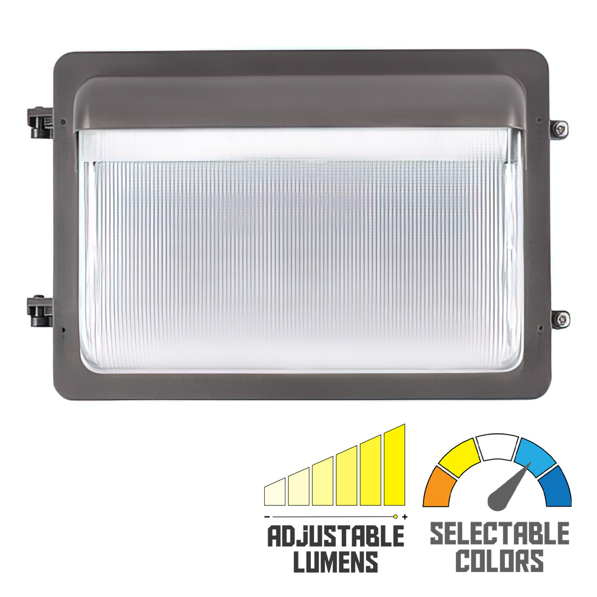 LED Wall Pack, 11200Lm, 40/60/80W, 30K/40K/50K, On/Off Photocell, 120-347V - Bees Lighting