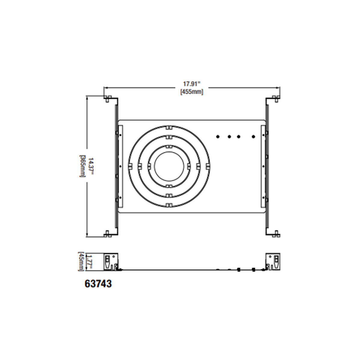 Mounting Frame for 3", 4", 6", and 8" Microdisks - Bees Lighting