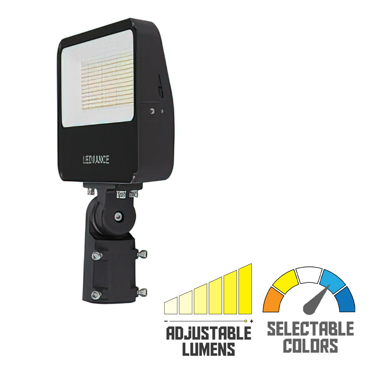 LED Flood Light, 21000 lm, 140W, 30K|40K|50K, Slipfitter & Trunnion Mount, 120-347V