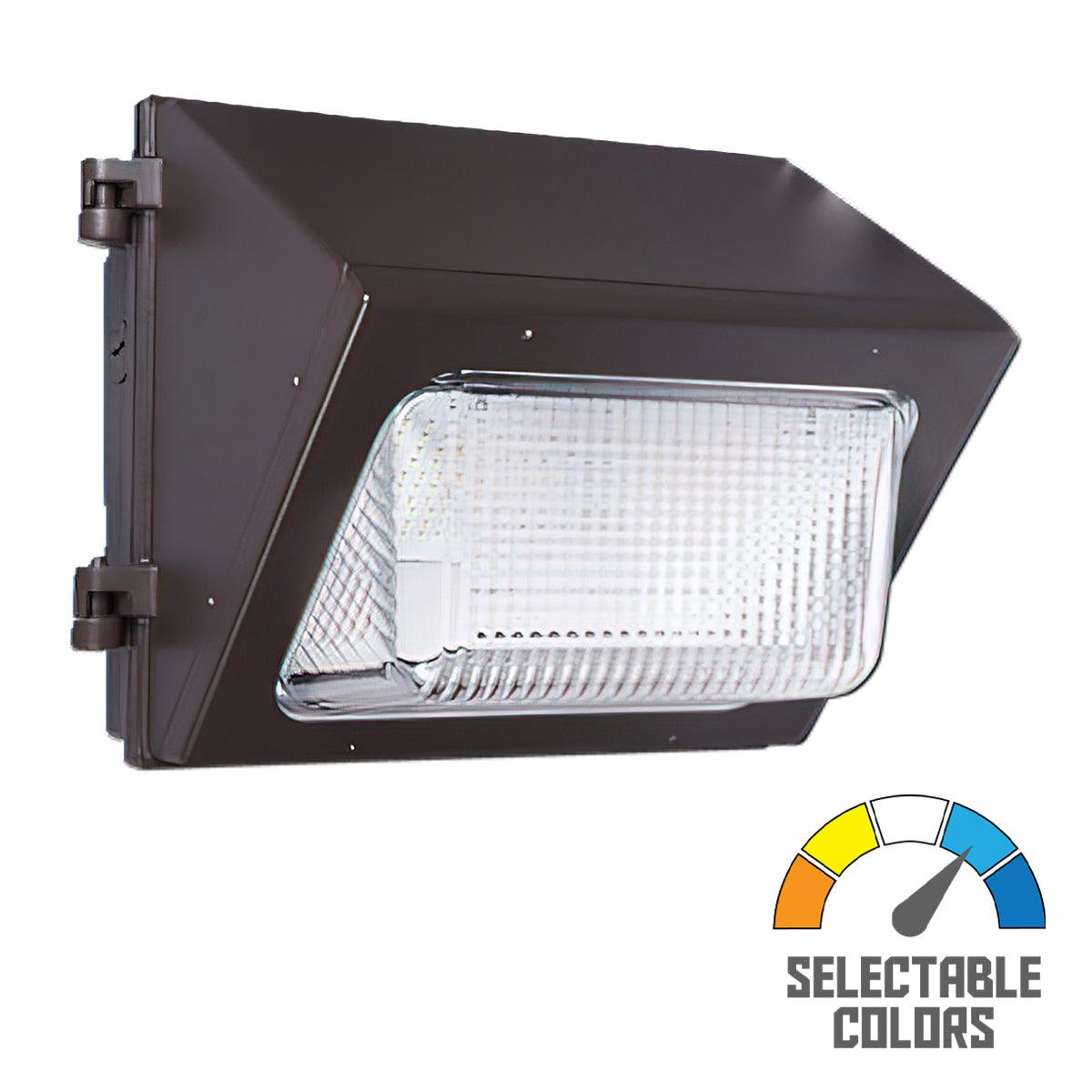 LED Wall Pack With Photocell, 60 Watts, 8100 Lumens, 30K/40K/50K, 120-277V - Bees Lighting