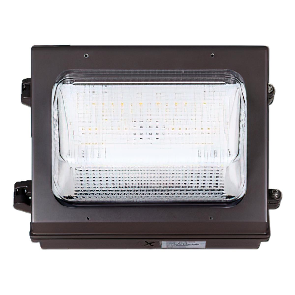 LED Wall Pack With Photocell, 60 Watts, 8100 Lumens, 30K/40K/50K, 120-277V - Bees Lighting