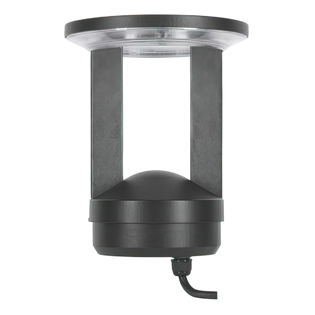 42" Round LED Bollard Light, 16/20/24W, 30K/40K/50K, Gray, 120-347V, 360&deg Distribution