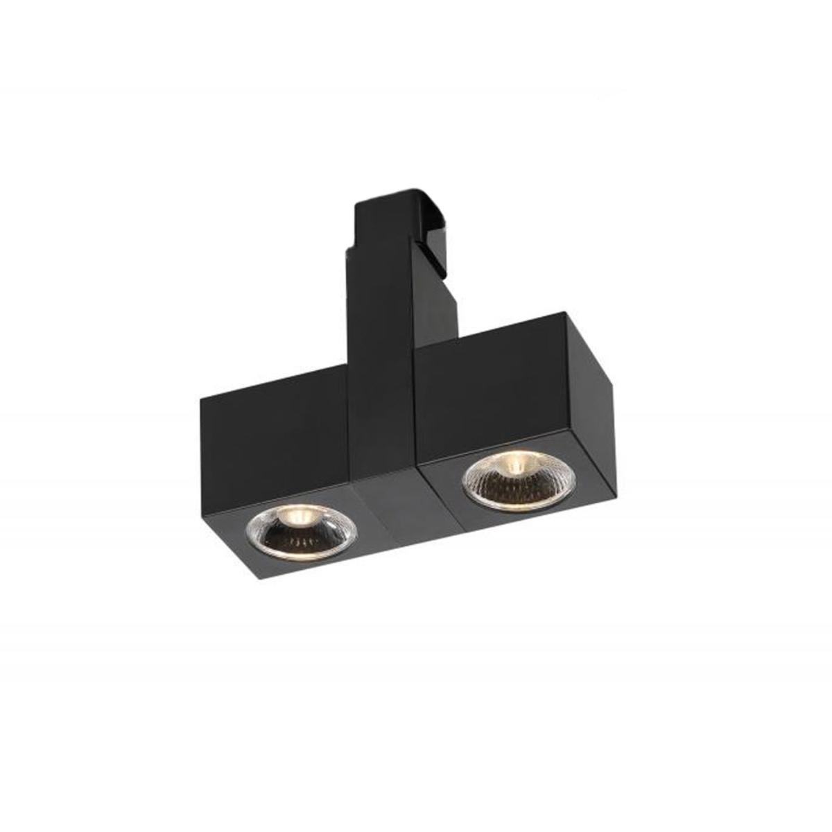 LED Dual Square Track Head 24W 2000 Lumens 3000K, Halo