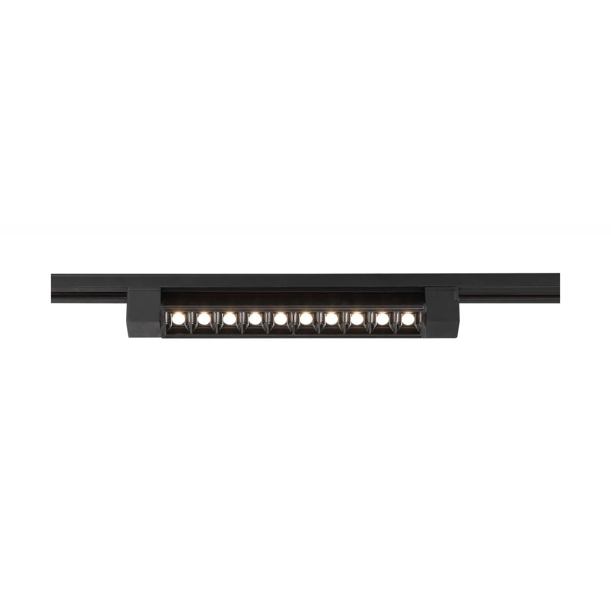 1ft LED Linear Track Bar 15W 1000 Lumens 3000K, Halo, 30º, Black