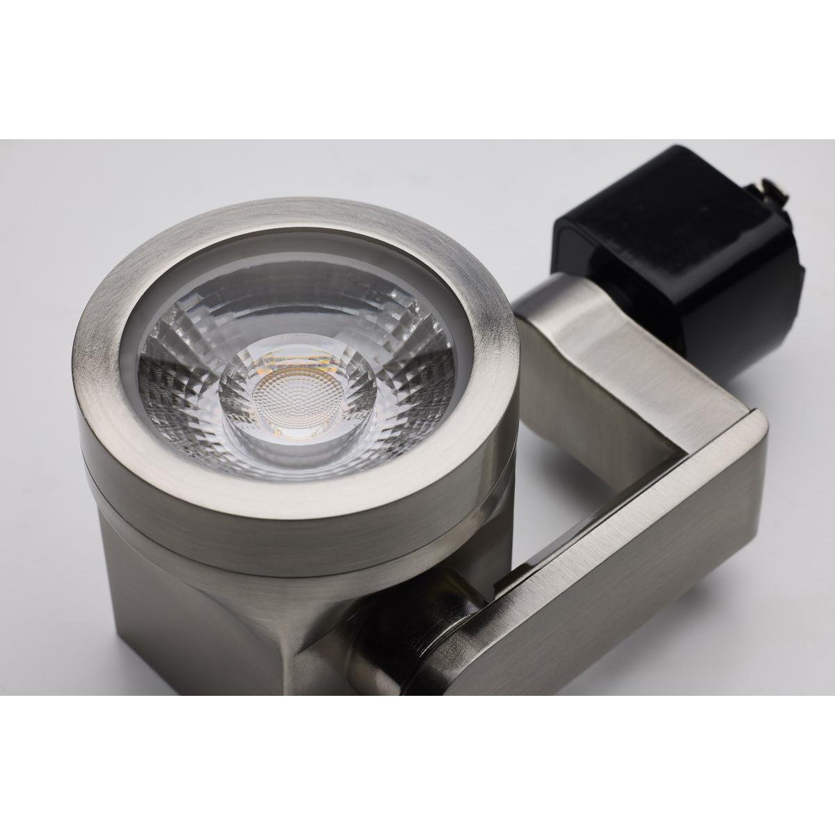 LED Lantern Style Track Head 12W 1000 Lumens 3000K, Halo, 36º, Brushed Nickel