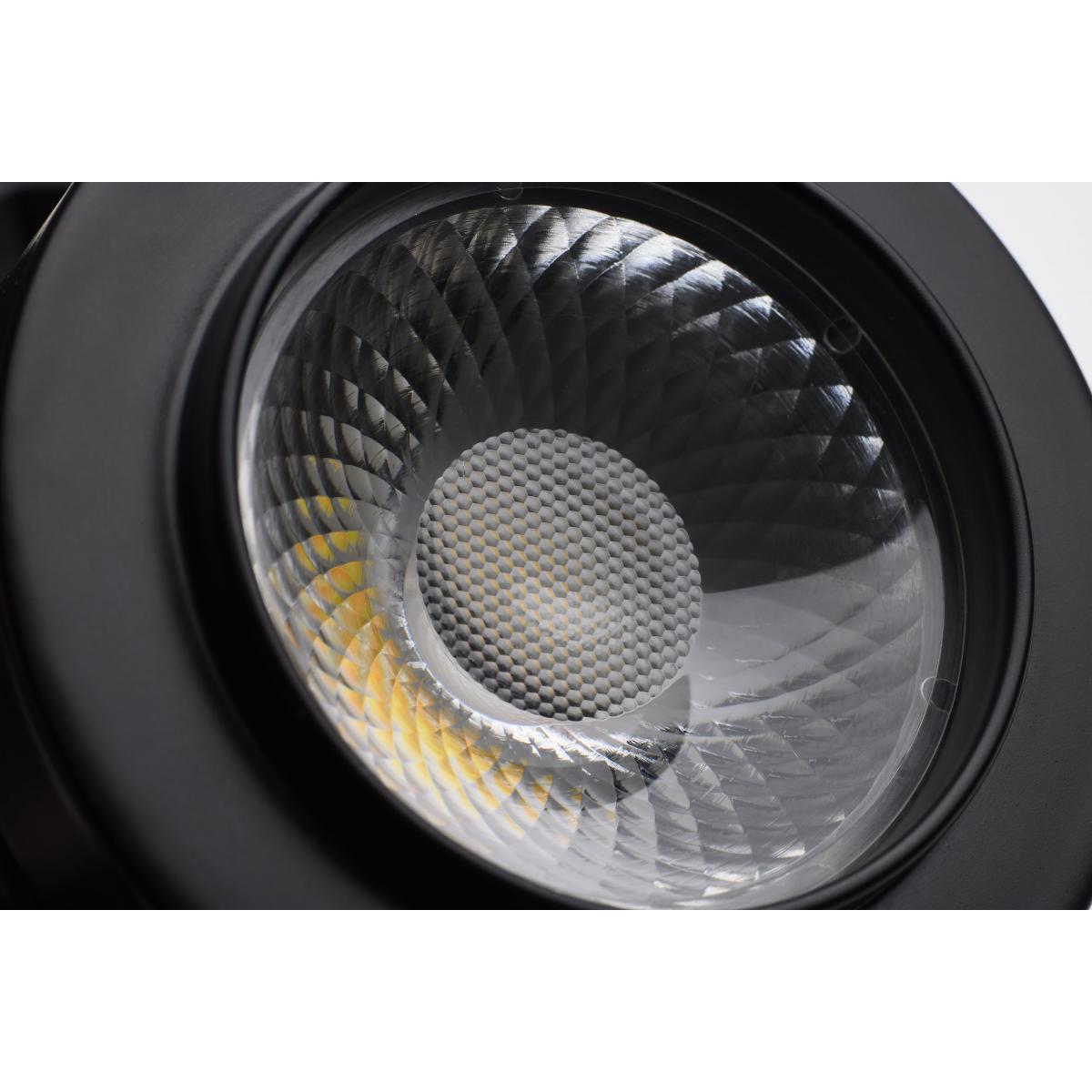 Starfish Smart Pinch Back LED Track Head 12W 1100 Lumens RGBTW, Halo, 36°, Black