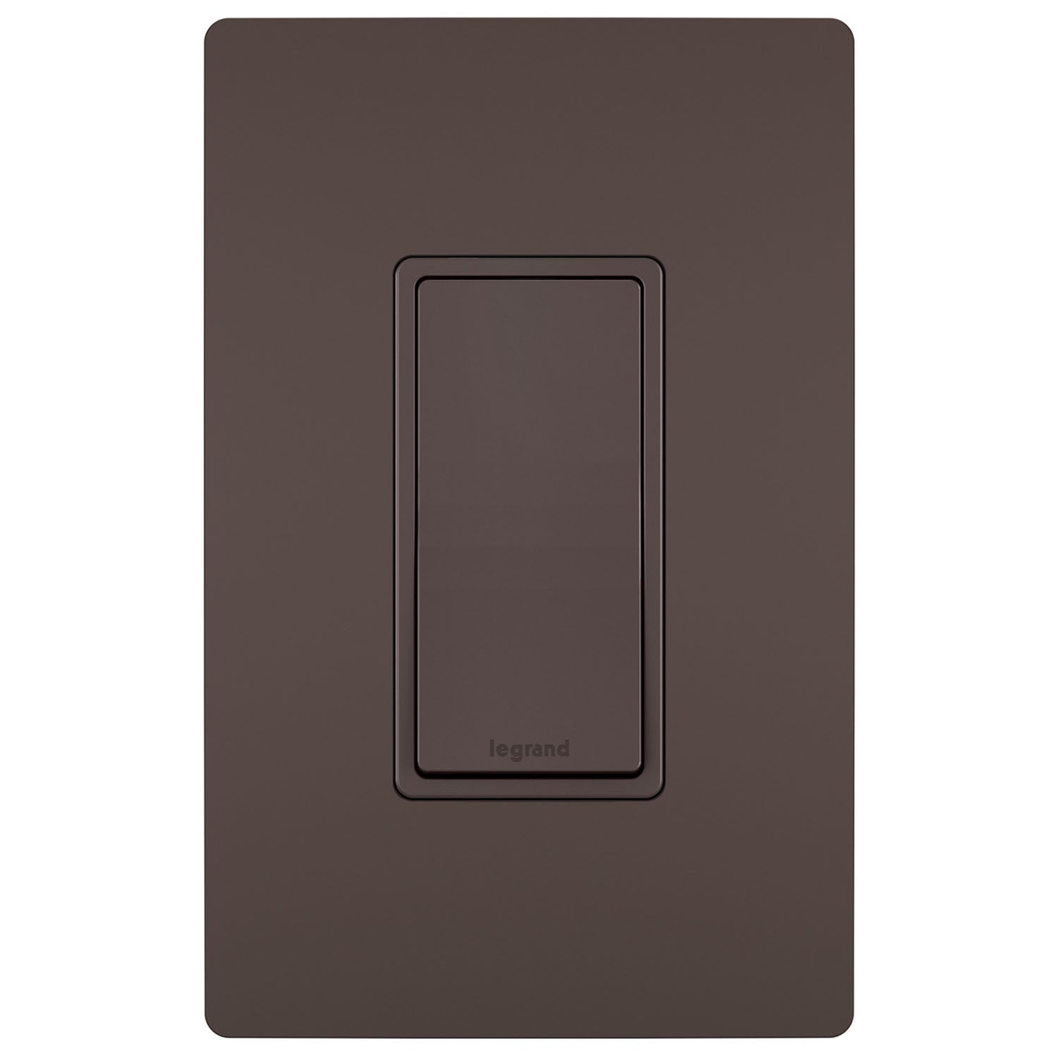 radiant 3-Way Rocker Light Switch, 15-Amp, 120V, Brown