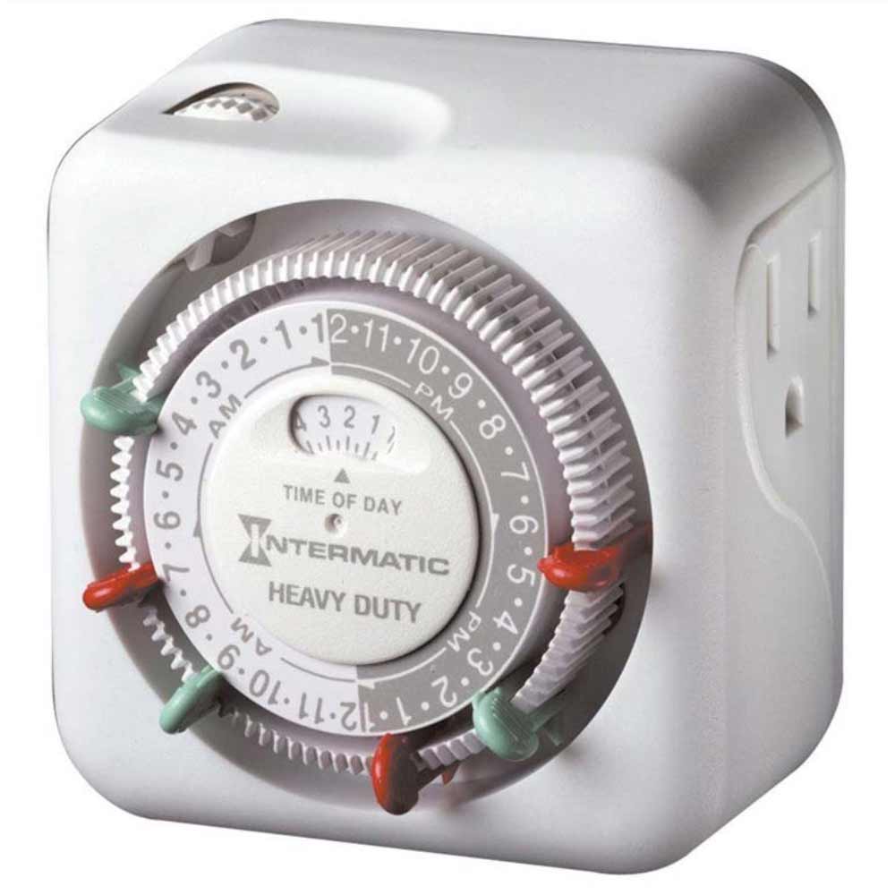 24-Hour Heavy-Duty Indoor Mechanical Plug-In Timer - Bees Lighting