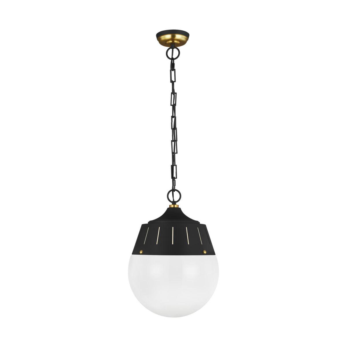 ARLETT 13 in. 2 Lights Pendant Light Black finish - Bees Lighting