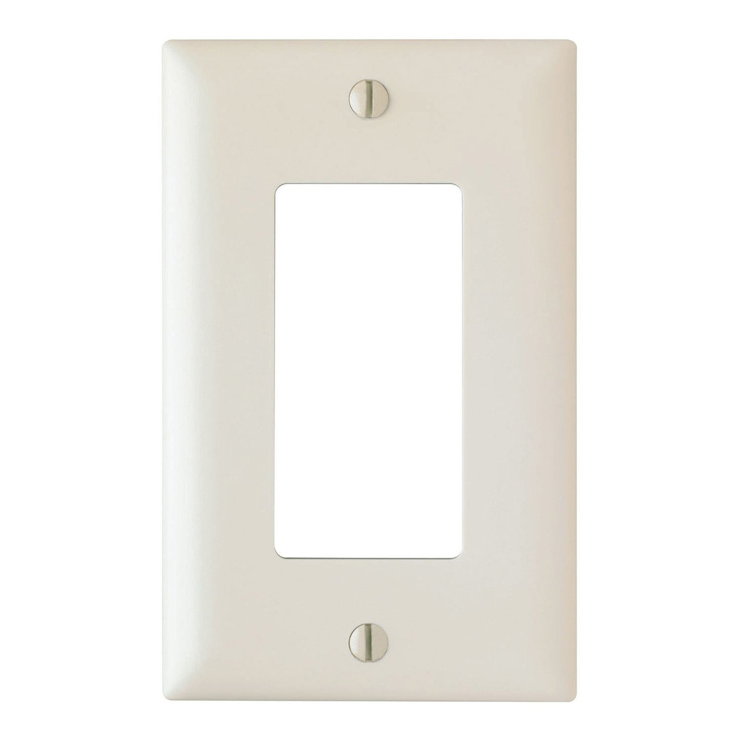 TradeMaster 1-Gang Decorator Wall Plate, Light Almond