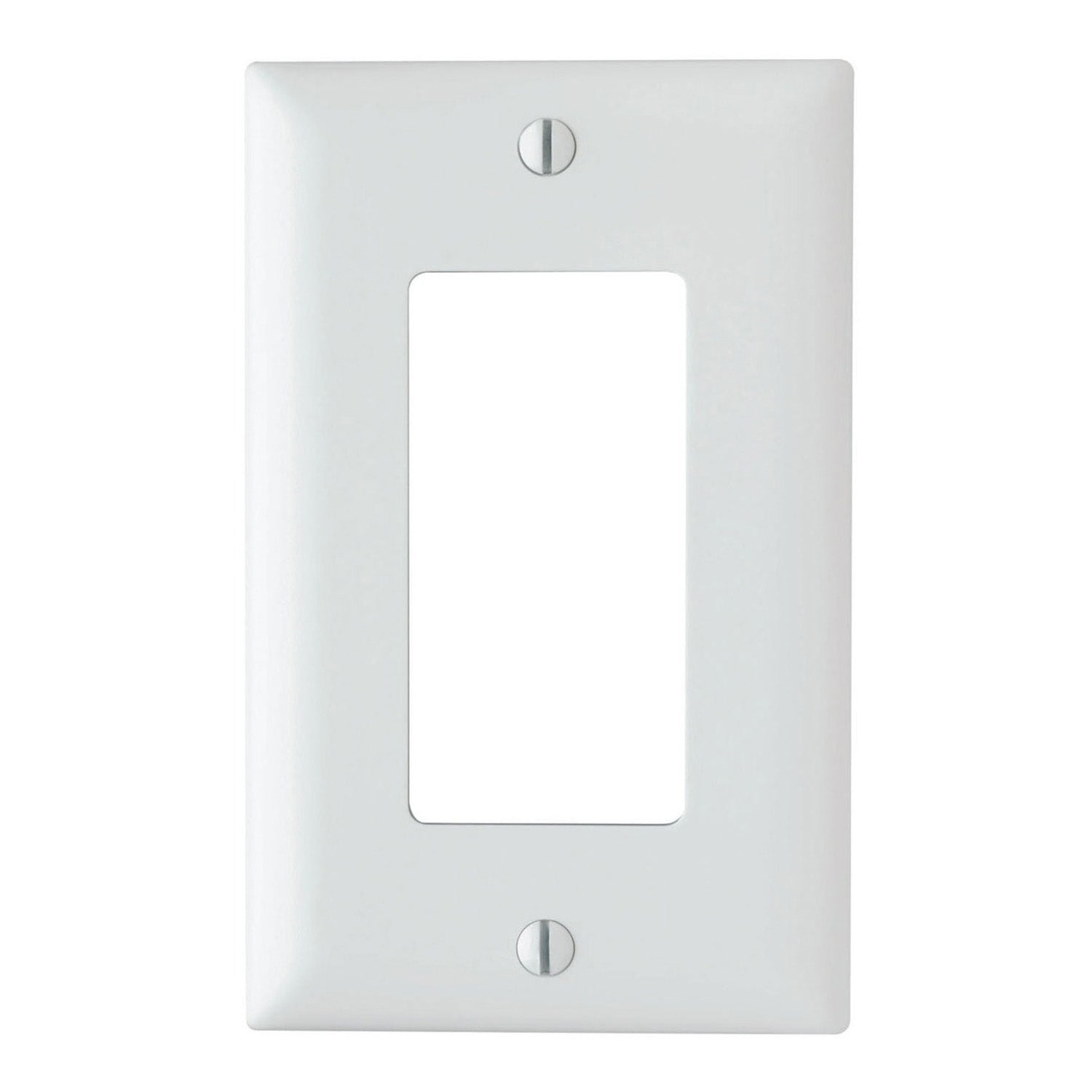 TradeMaster 1-Gang Decorator Wall Plate White