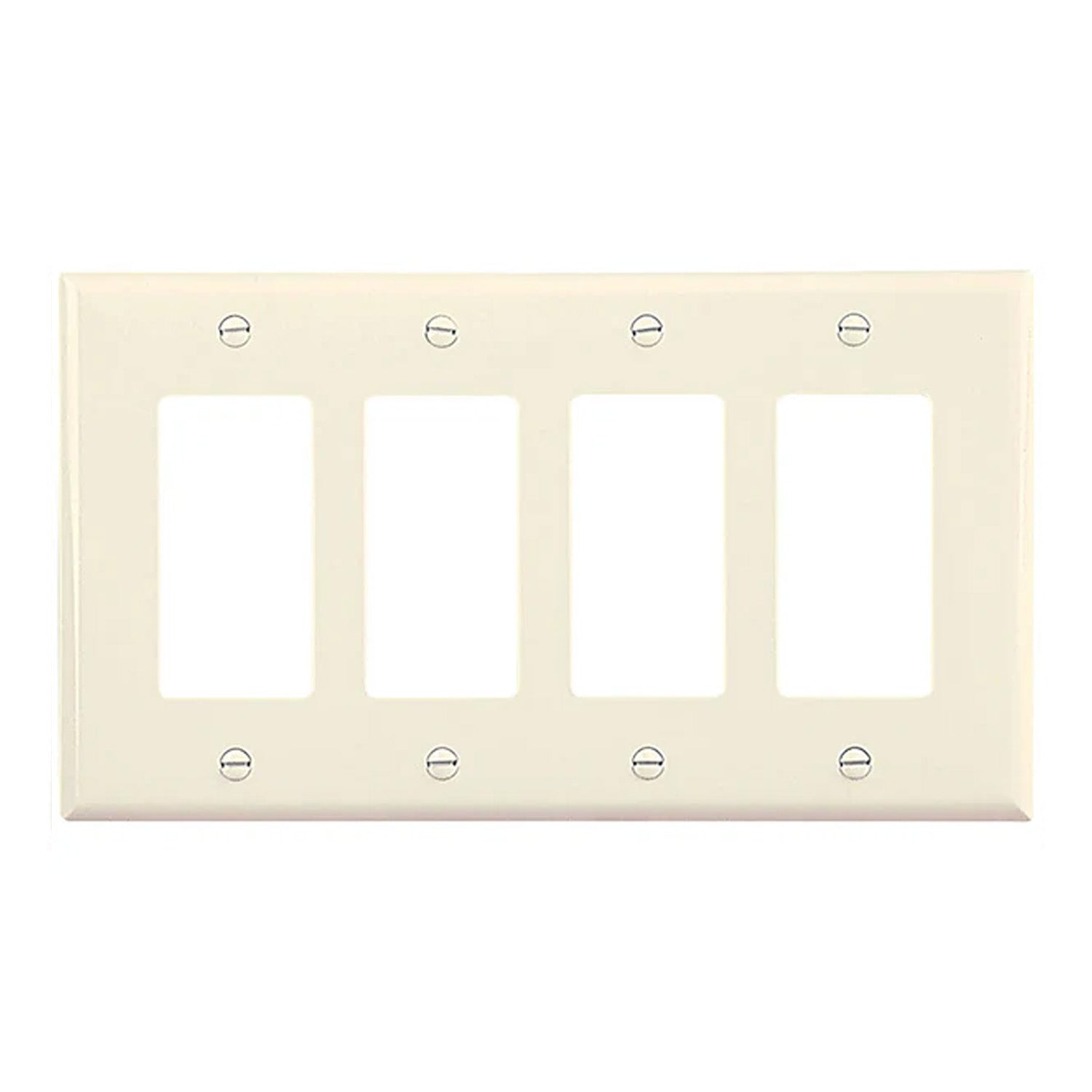 Legrand TradeMaster TPJ264 4-Gang Junior Jumbo Decorator Wall Plate