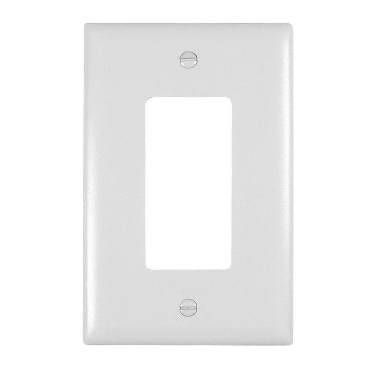 TradeMaster 1-Gang Junior Jumbo Decorator Wall Plate, Gray