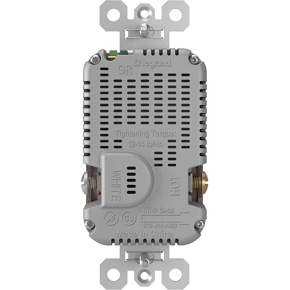 Tamper Resistant 20A Duplex Receptacle with USB Type A/C Fast Charging, Dark Bronze