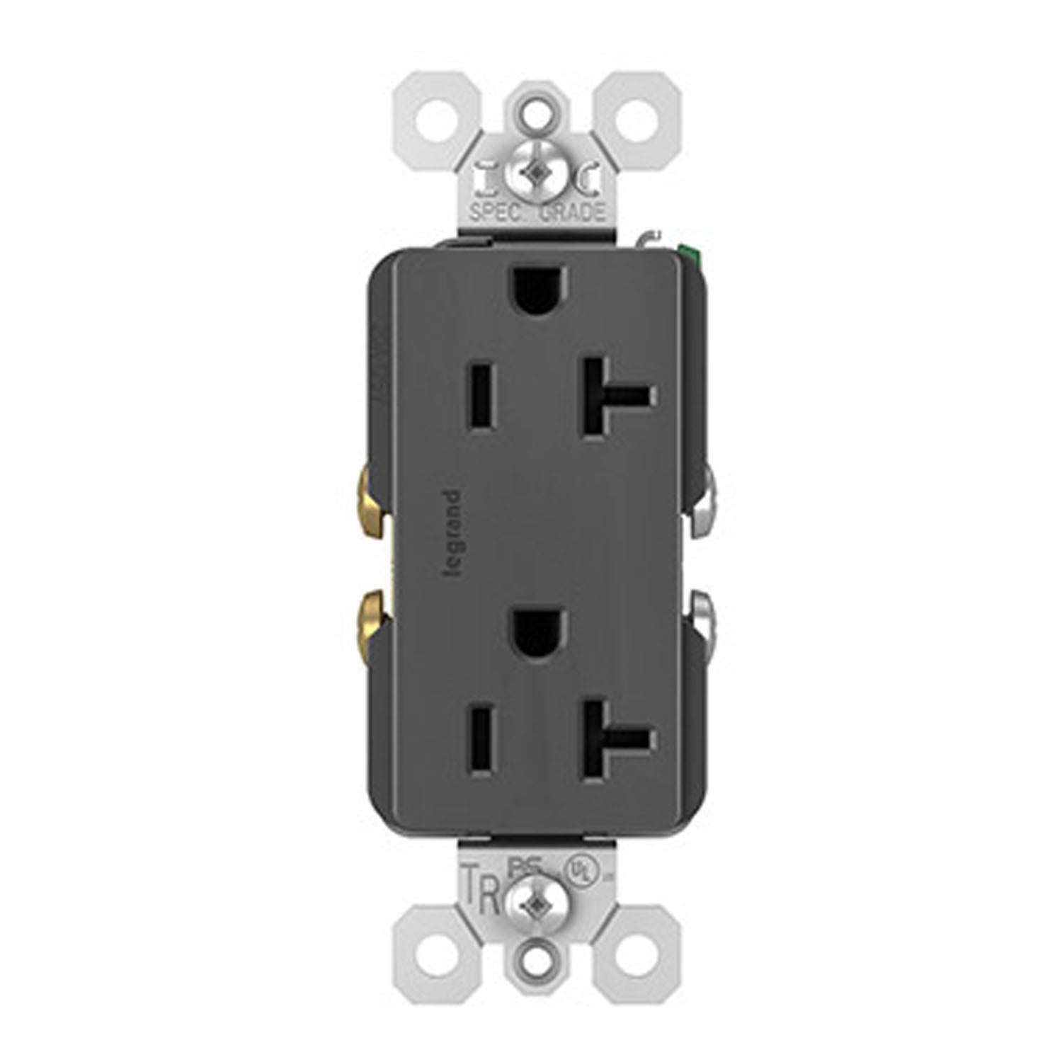 Legrand TR26352R radiant Spec Grade 20A Duplex Tamper-Resistant Receptacle