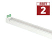 2ft 2-Lamp T8 LED Ready Strip Light, Double End Wiring, Bulbs Not Included - Bees Lighting