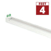 4ft LED Tube Ready Strip Light, 2-Lamp T5 Ballast Free, Double End Wiring