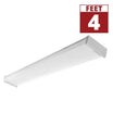 4ft LED Ready Wraparound, 2-Lamp T8, Double End Wiring, Bulbs Not Included - Bees Lighting