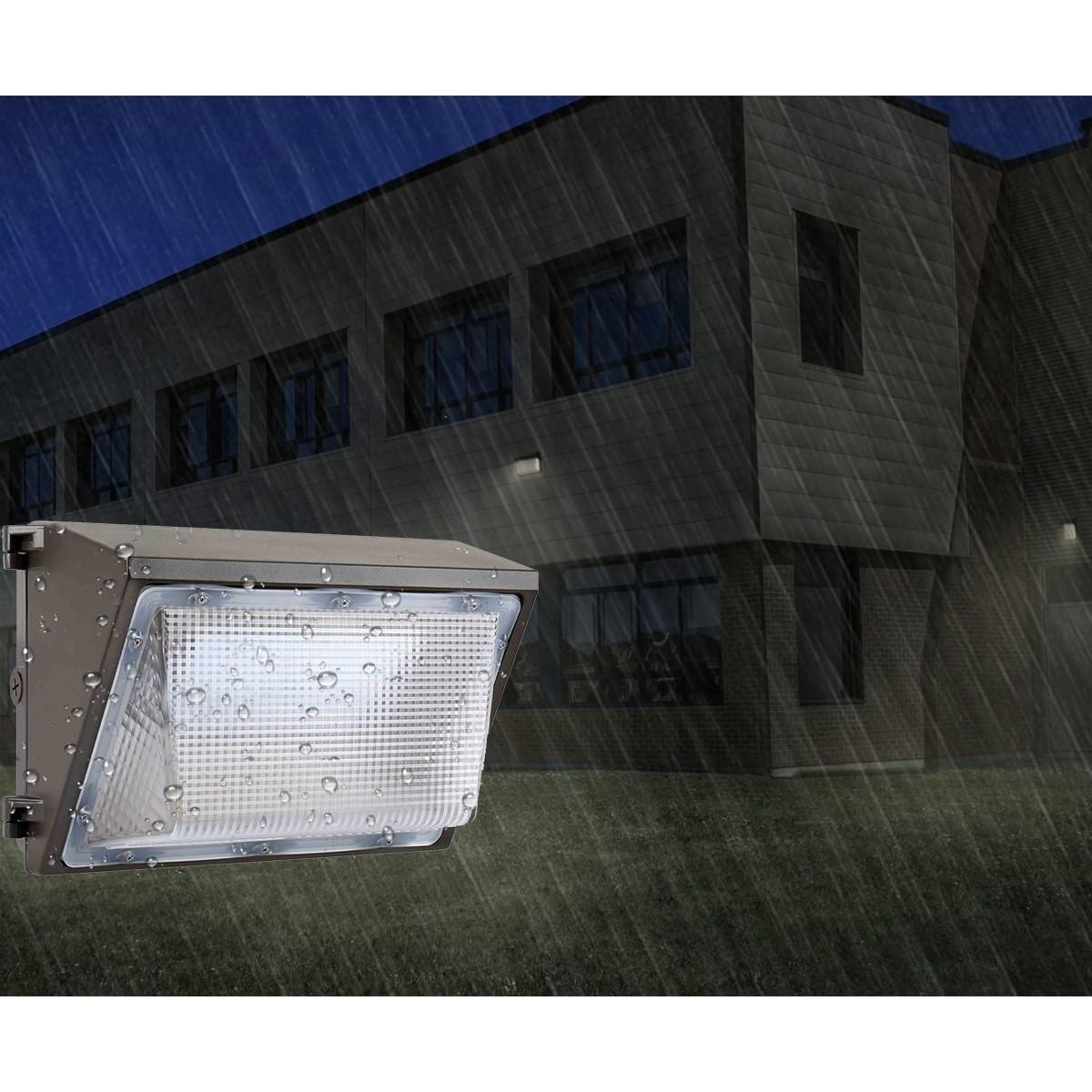 LED Wall Pack, 30 Watts, 3600 Lumens, 5000K, 120-277V - Bees Lighting