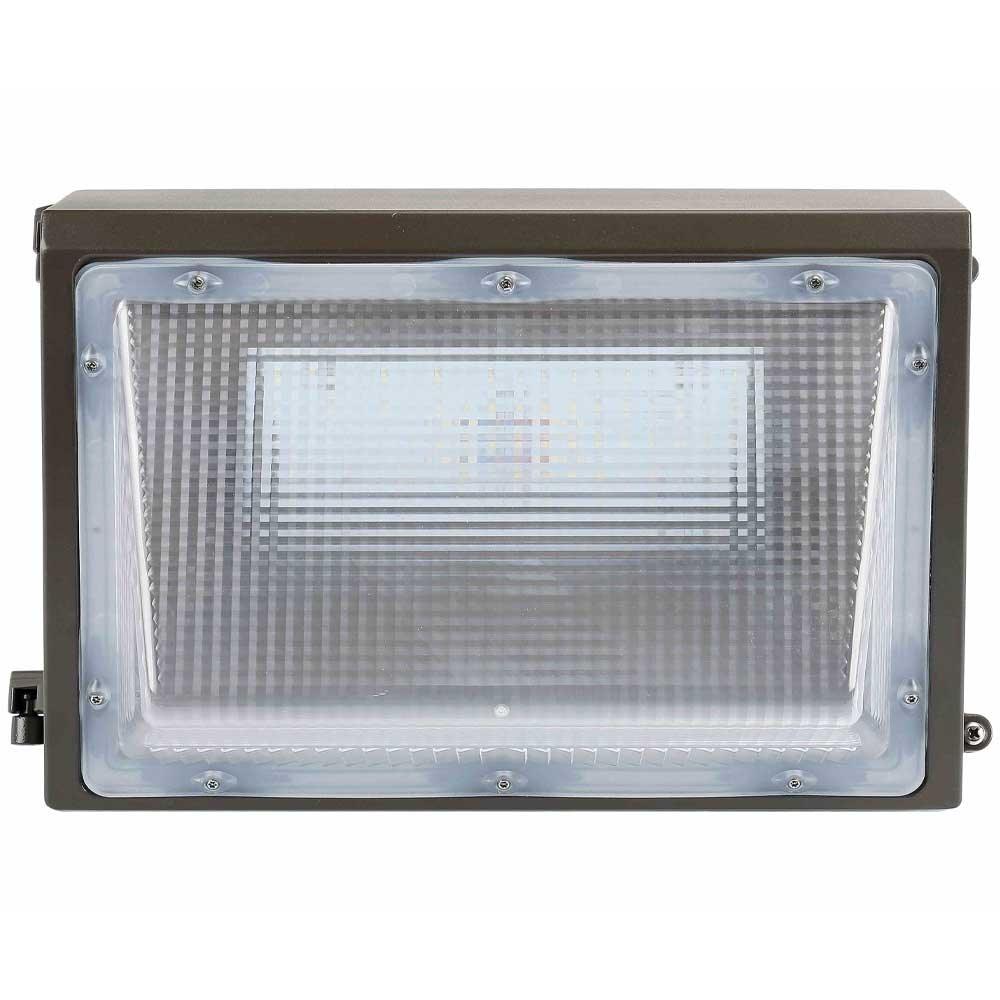 LED Wall Pack, 65 Watts Adjustable, 8300 Lumens, 30K/40K/50K, 120-277V - Bees Lighting