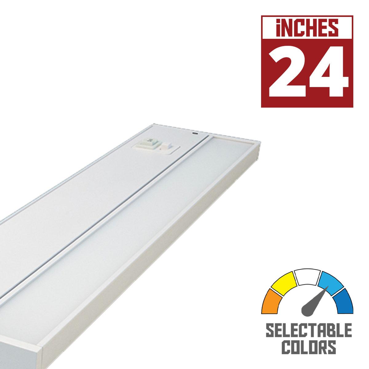 GM Lighting TunableTask 24 Inch Adjustable Kelvin LED Under