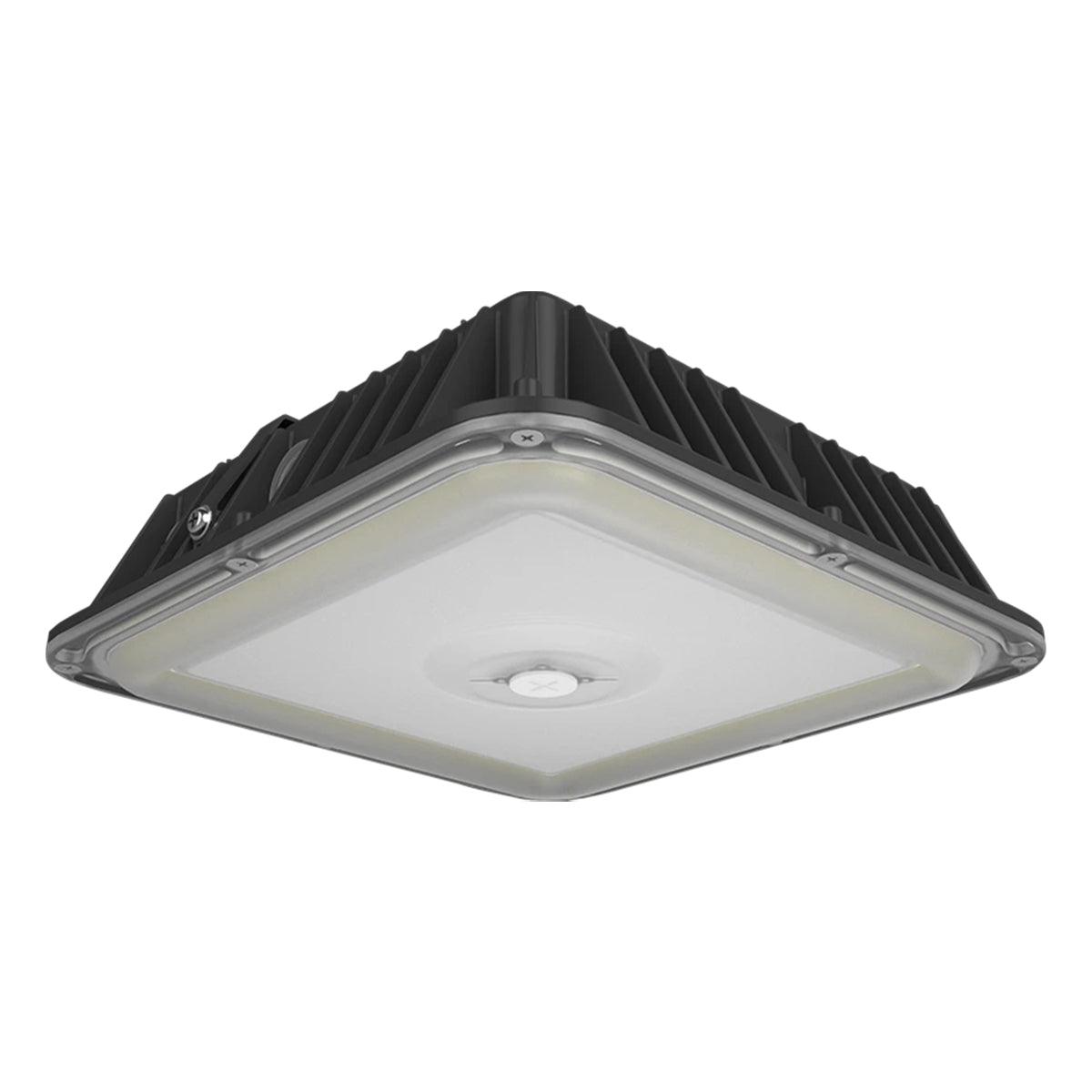 LED Canopy Light, 9000 Lumens, 60 Watts, 30K/40K/50K, 120-277V, Vandal Proof, Bronze Finish