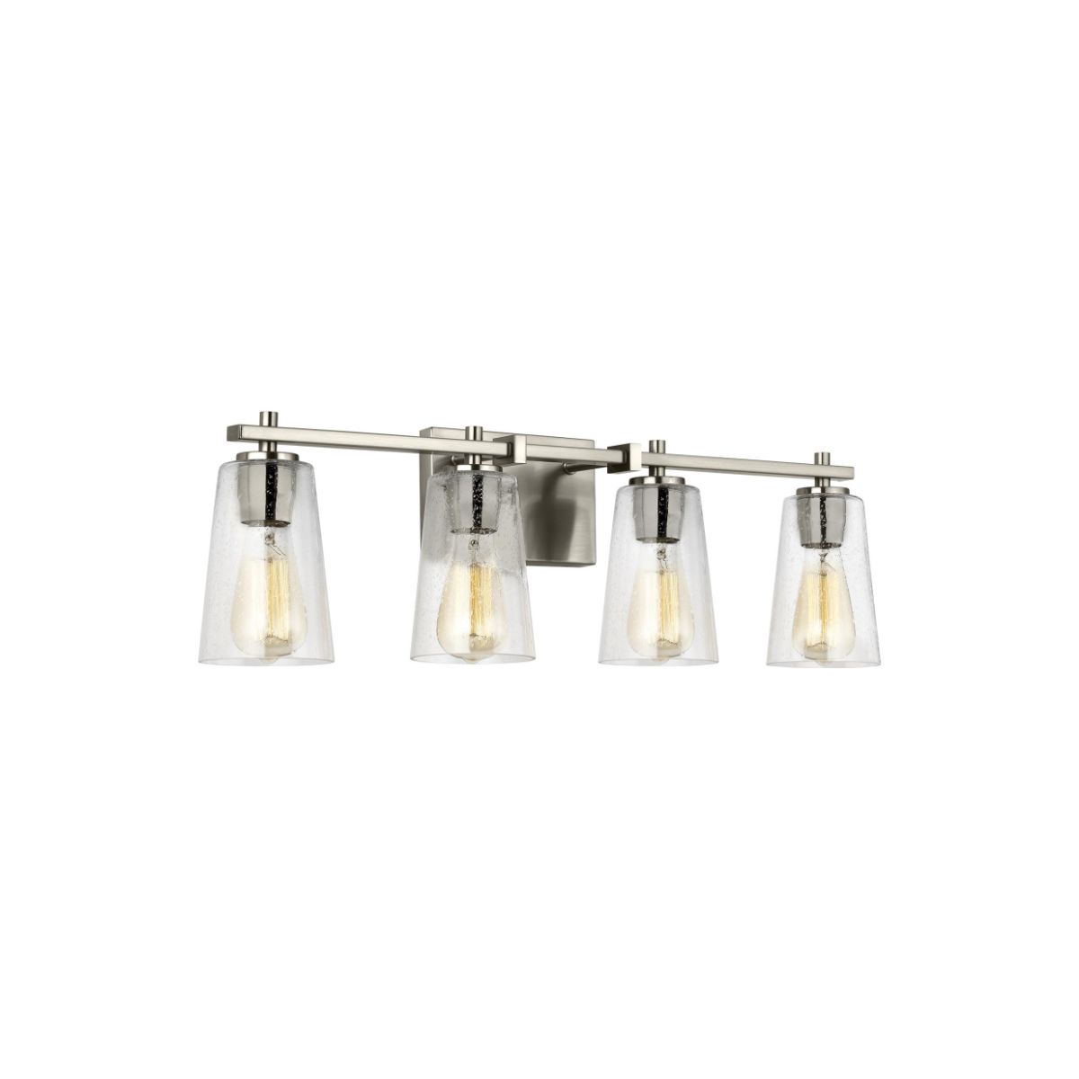 Mercer 29 in. 4 Lights Vanity Light Nickel Finish