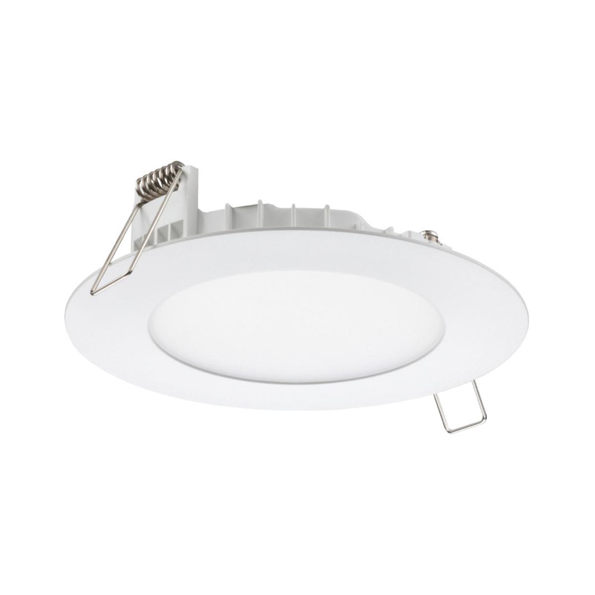 4" Wafer Ultra-Thin LED Recessed Light, 9 Watts, 700 Lumens, Selectable CCT, White Finish