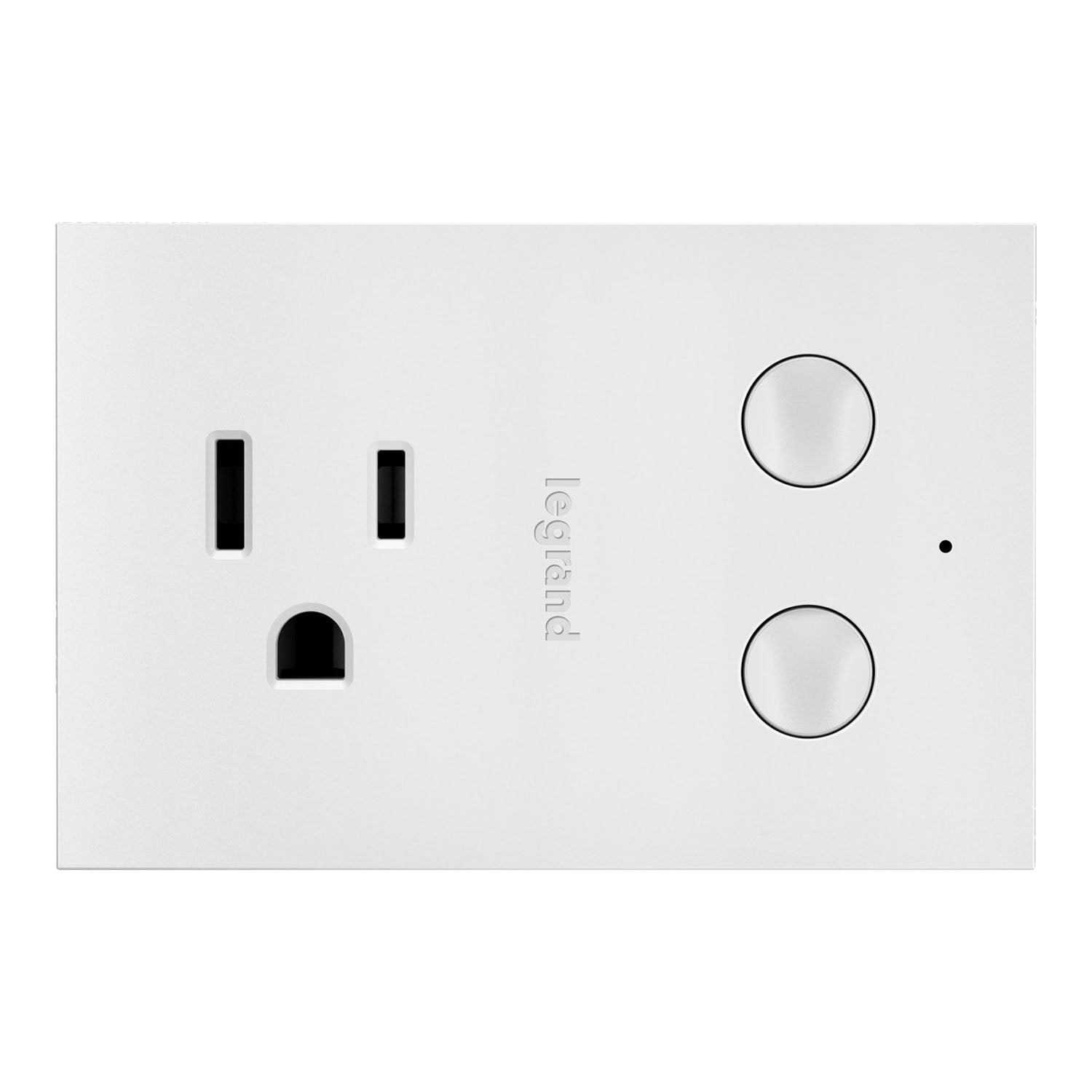 radiant Smart Plug-In Tru-Universal Dimmer with Netatmo, Matte White - Bees Lighting