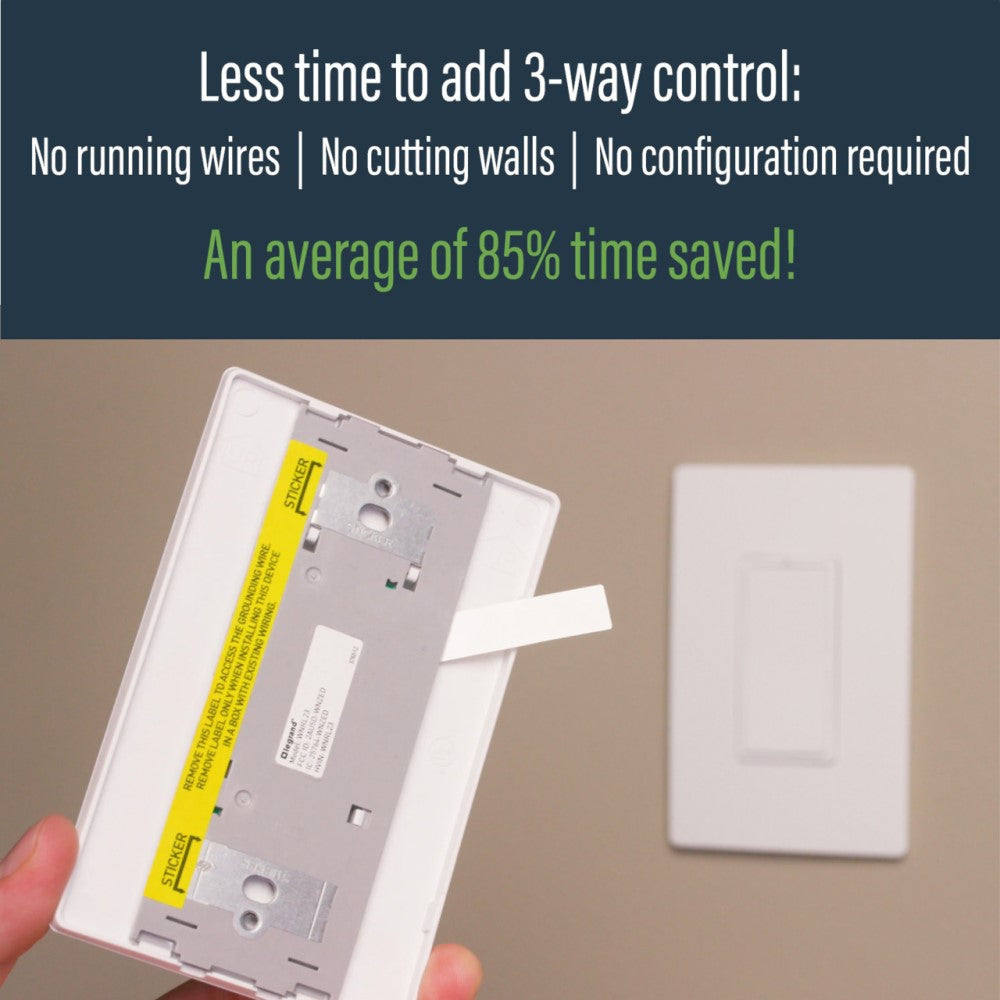 radiant 15A Tamper-Resistant Easy Switched Outlet Kit, White