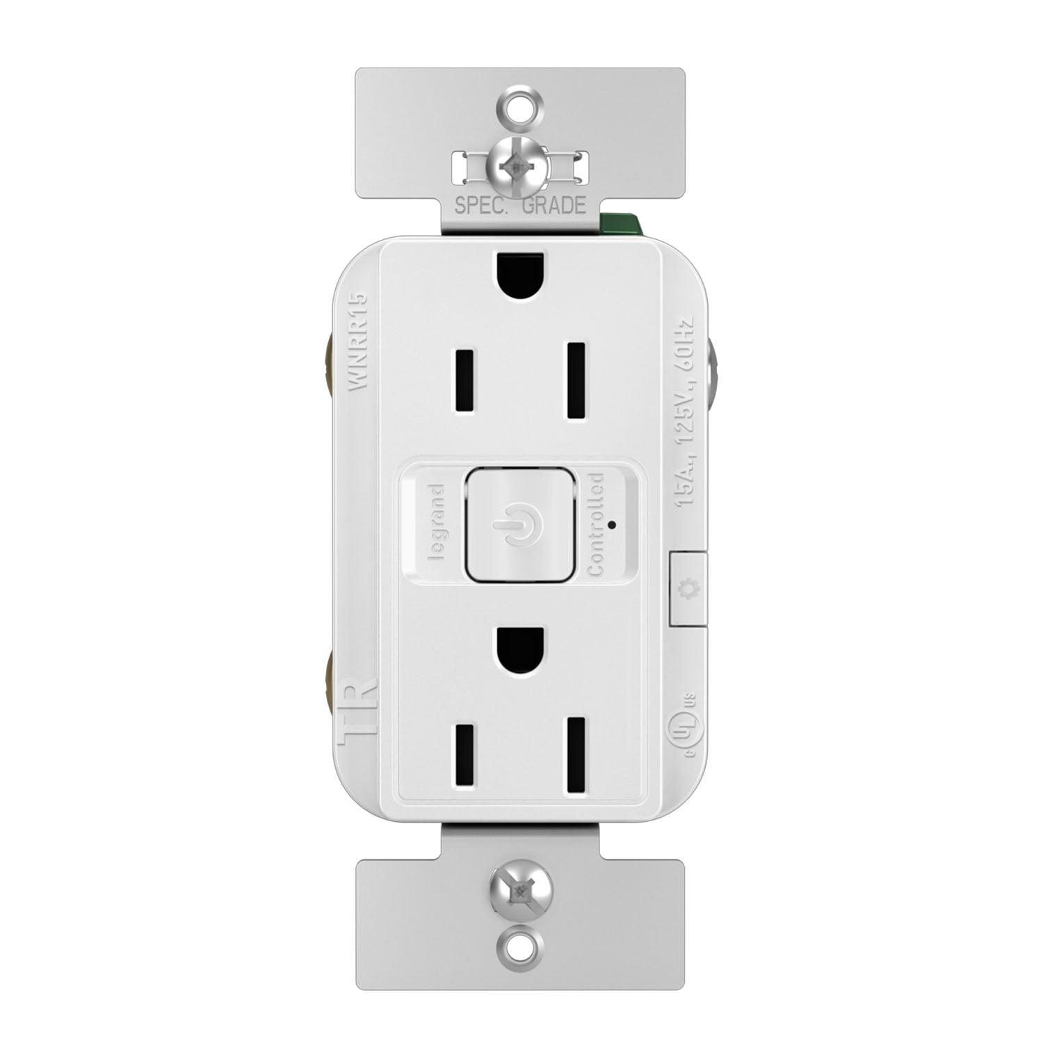 Radiant 15 Amp Smart Outlet with Netatmo White - Bees Lighting